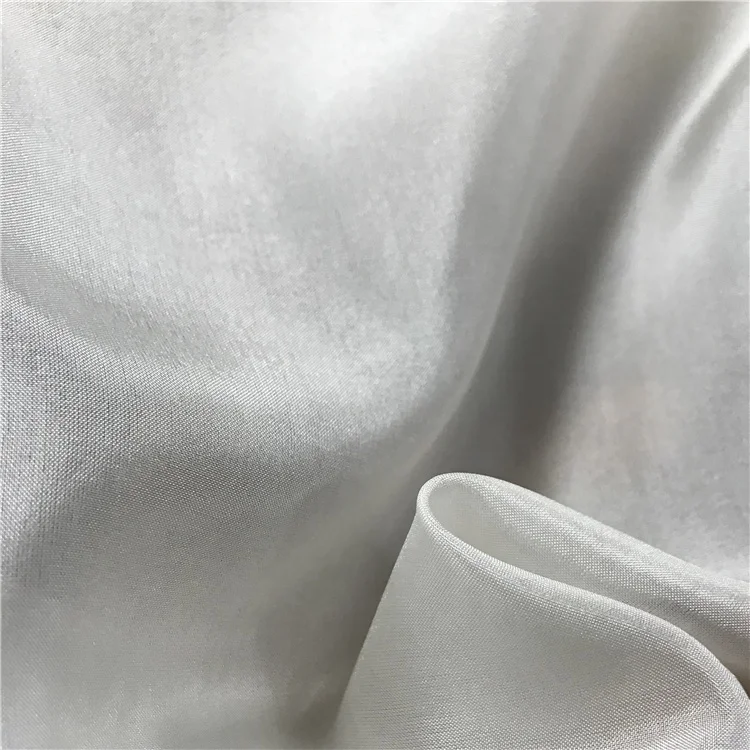 
Organic Undyed White Silk Habotai Pongee Fabric 8mm Habotai Silk Fabric for dyeing and printing 