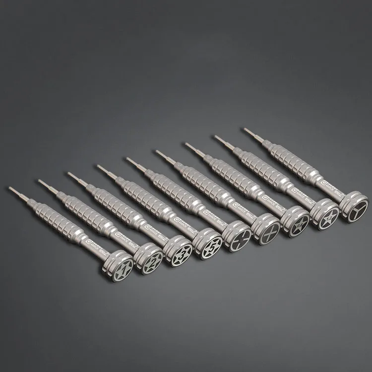 3D Non-Slip Disassemble Hand Repair Tool 0.8 T2 T1 1.5 2.5 Y0.6 Magnetic Steel Screwdriver For Mobile Iphone Android Repairing