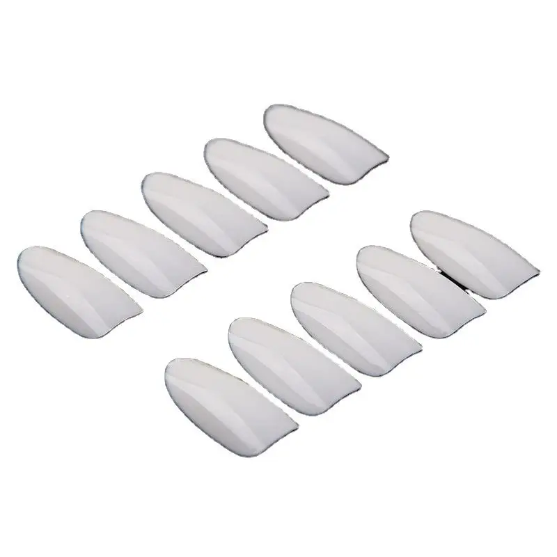 Pang Xue wholesale new nail art DIY Design Oval Full Cover Artificial False Coffin Ballet Nail Tips Finger ABS Nail Products