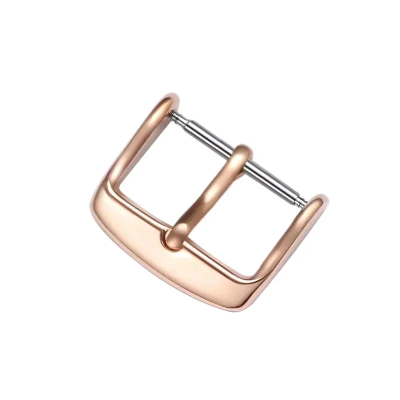 10 12 14 16 18 20 22 24 mm Watchbands Buckle Stainless Steel Pin Clasp Watch Accessories Leather Band Strap Watch Buckle