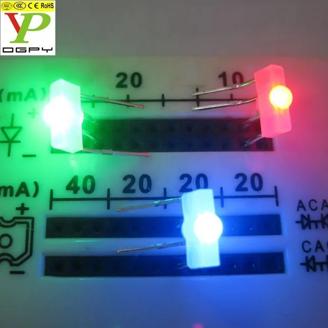 3mm LEDs without Flange/3mm multicolor leds/3mm rgb led ( CE & RoHS Compliant )