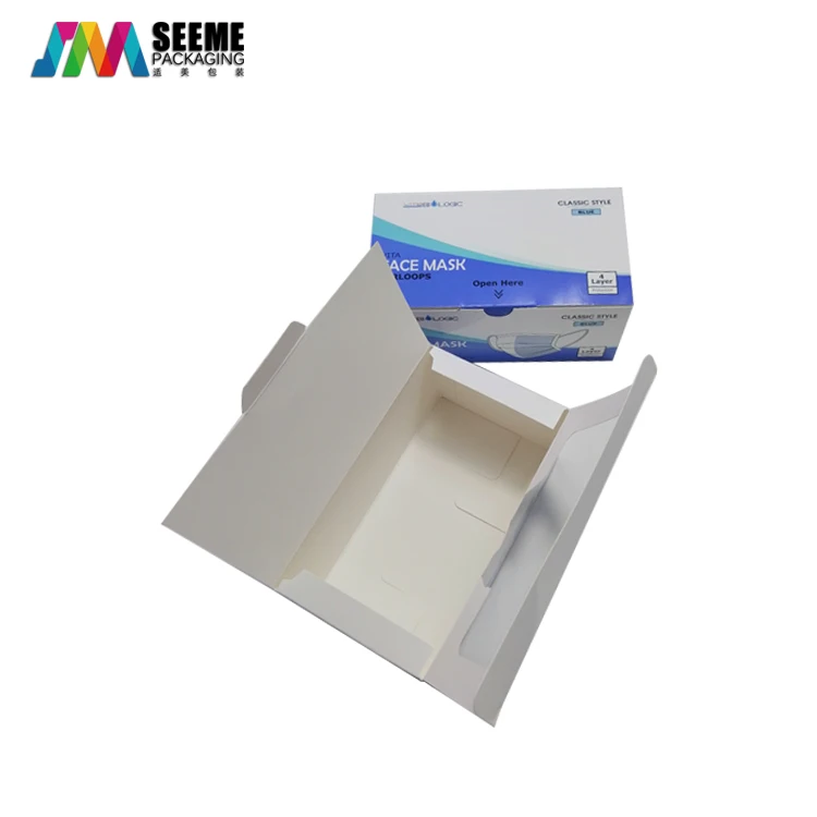 custom box disposable face mask packaging box n95 mask boxes
