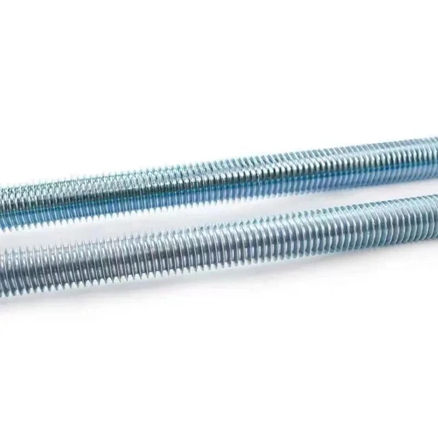 Factory wholesale threaded bar grade 8.8 m4x2000 m6 1/2 hot dipped galvanized carbon steel GI Stud threaded rod 10mm