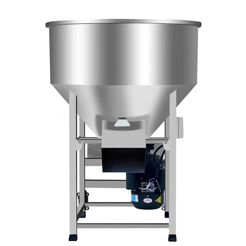 Electric feed stainless steel mixers Feed Pellet Mixer Poultry Feed Powder Blending Machine Grain Granule Vertical Mixer Machine