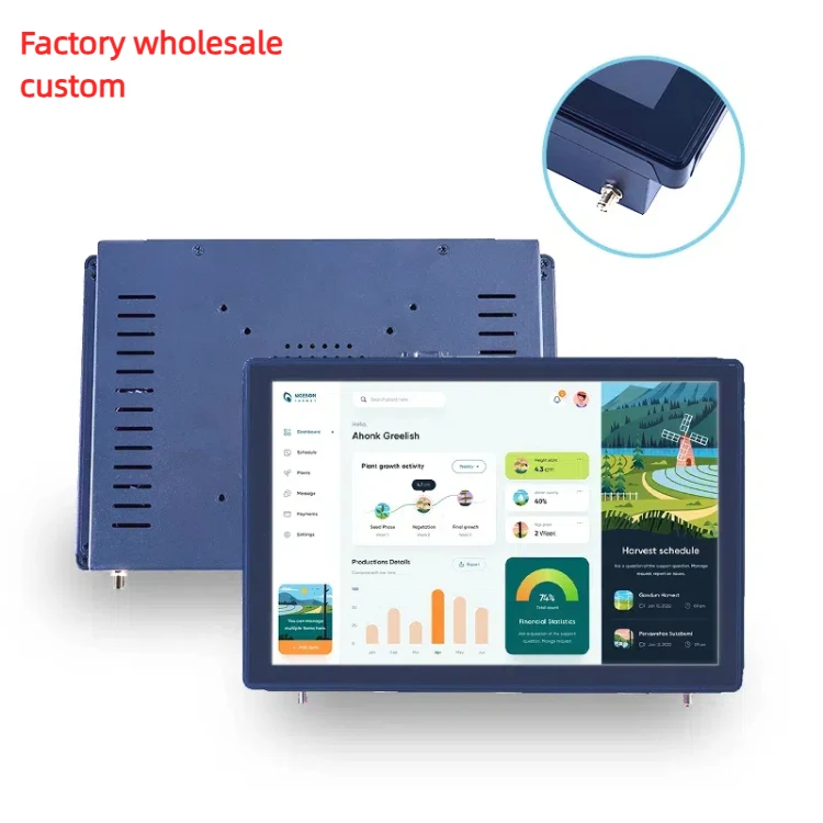 New 10.1/11.6/13.3/15.6 Inch Ips Android Capacitive Touch Screen Rk3568 2+16g All In One Panel Pc For Comercial Industrial