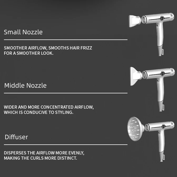 Professional Portable high speed BLDC Motor negative ion electric hair dryer professional salon for home hair dryer machine