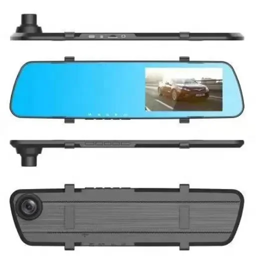 Best cheap 4.5 Inch full HD 1080P mirror car Dvr Touch screen Dual Lens Car Dash Reverse Camera Mirror Driving Recorder