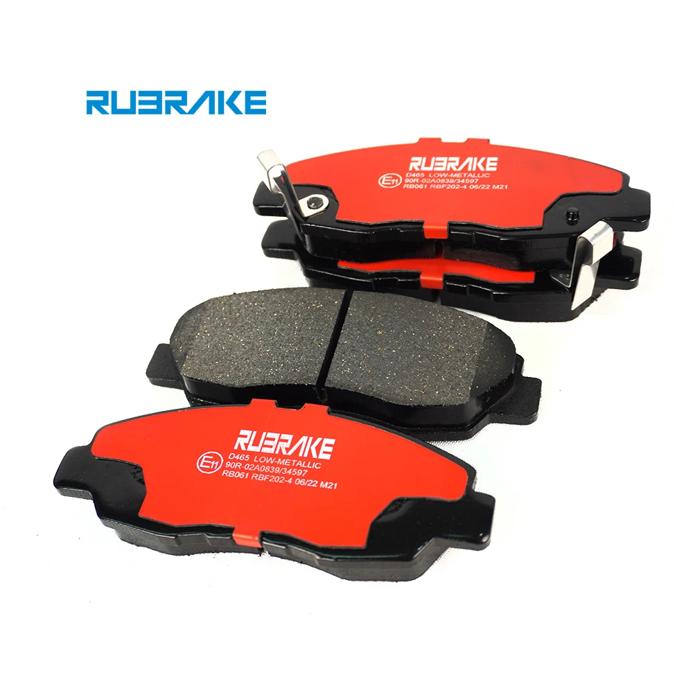 RUBRAKE Custom wholesale OEM D465 brake pad car auto spare parts for toyota wish