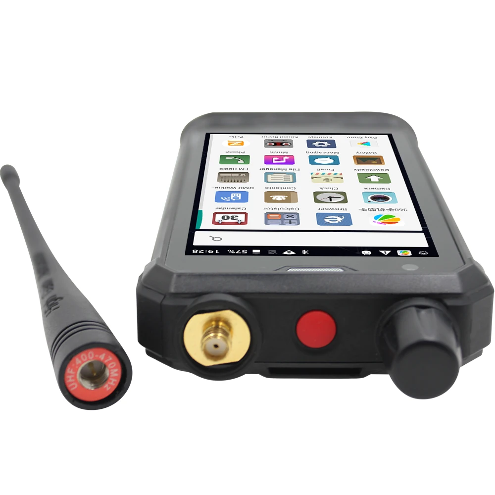 ANYSECU P1 4 inch DMR/UHF/VHF Two Way Radio 5W PTT 4G Rugged Cell Phone Network Commercial ham Radio