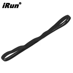 iRun Fashion Custom Logo Sports Gym Stretchy Headband Non Slip Adjustable Silicone Thin Yoga Spandex Polyester Athletic Headband