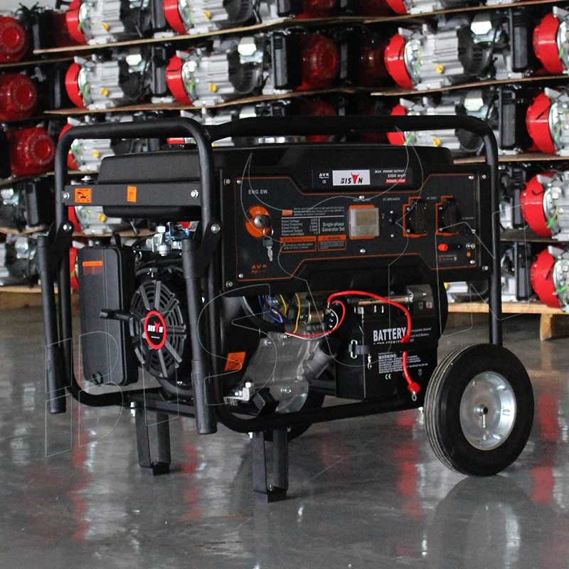Bison China 380 V 5Kw Generator Power Ohv Gx390 Petrol Generators