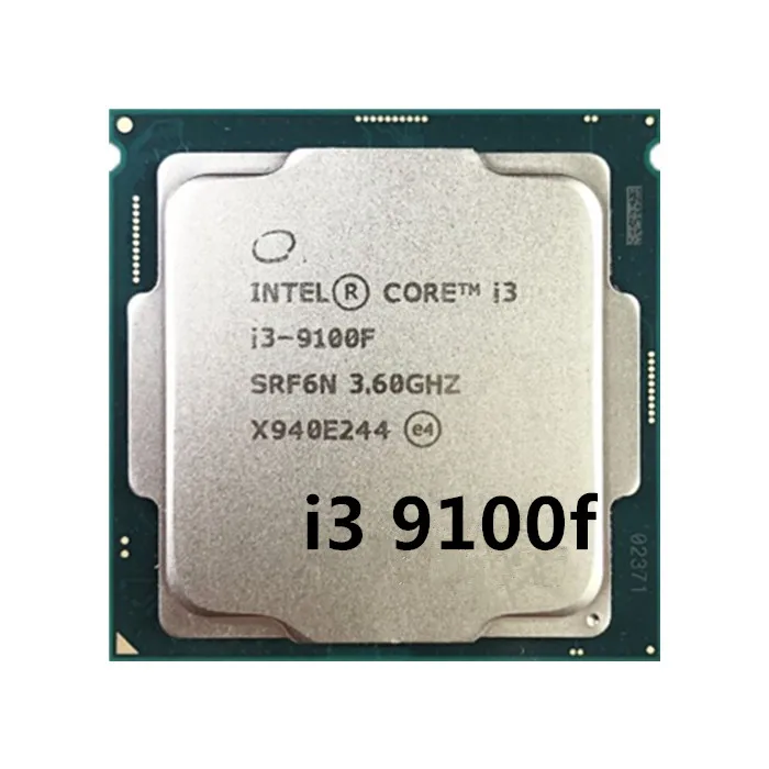  Горячая Распродажа Core i3-9100F 3 6 GHz SRF6N процессор 1151 socket CPU для настольного