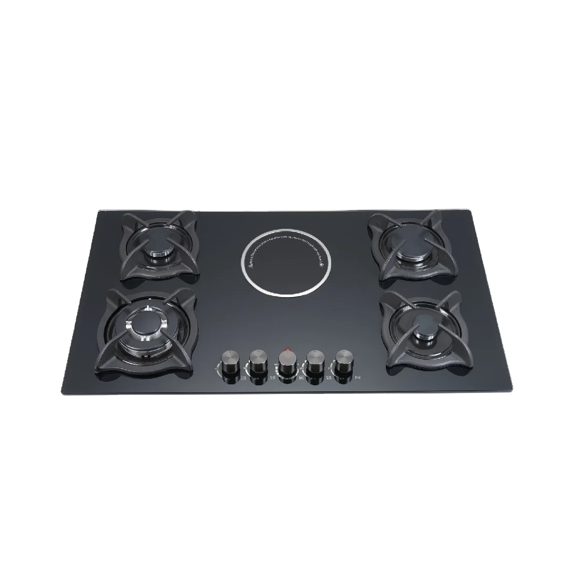 professional manufacturer gas stove four gas burner and one electric built in gas cooker