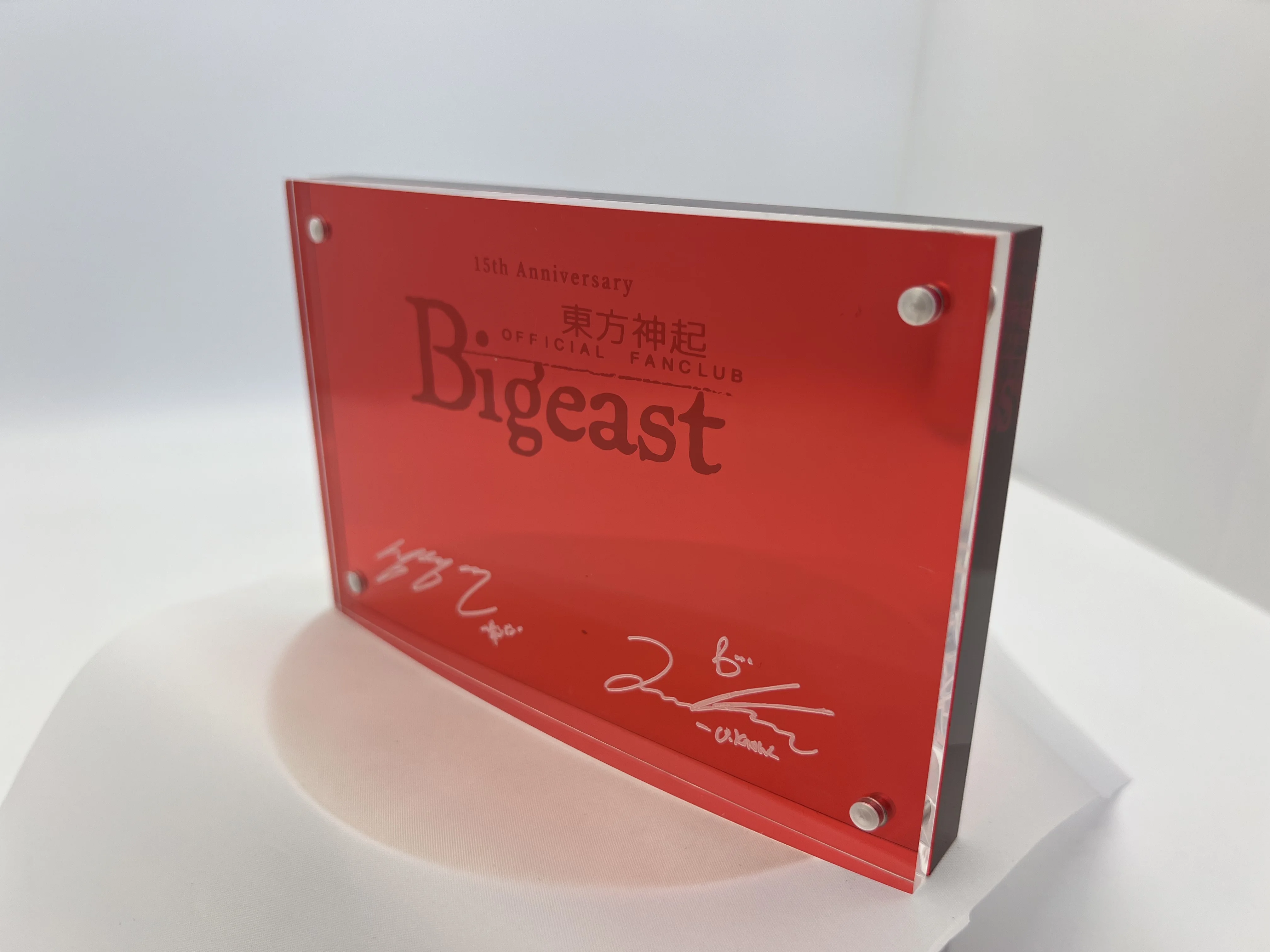 Photo Picture Frames with Magnets Clear Square Acrylic Factory Outlet 3 4 5 Silk Logo Plastic Printing