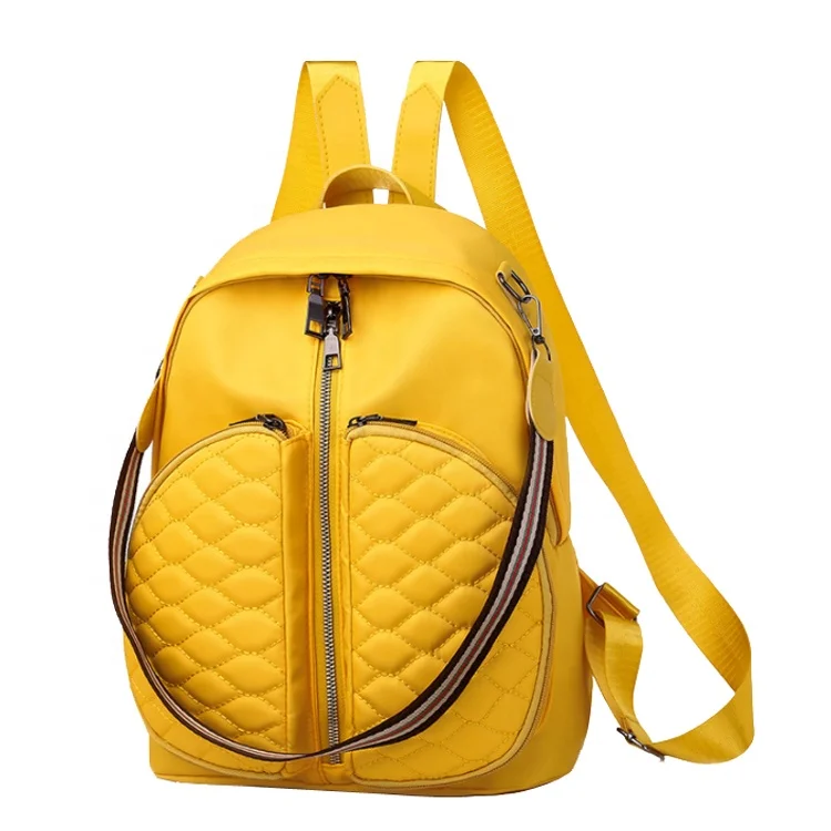 New Fashion Korean Version Versatile Large Capacity Diamond Embroidered Thread Oxford Travel Women Backpack Bag