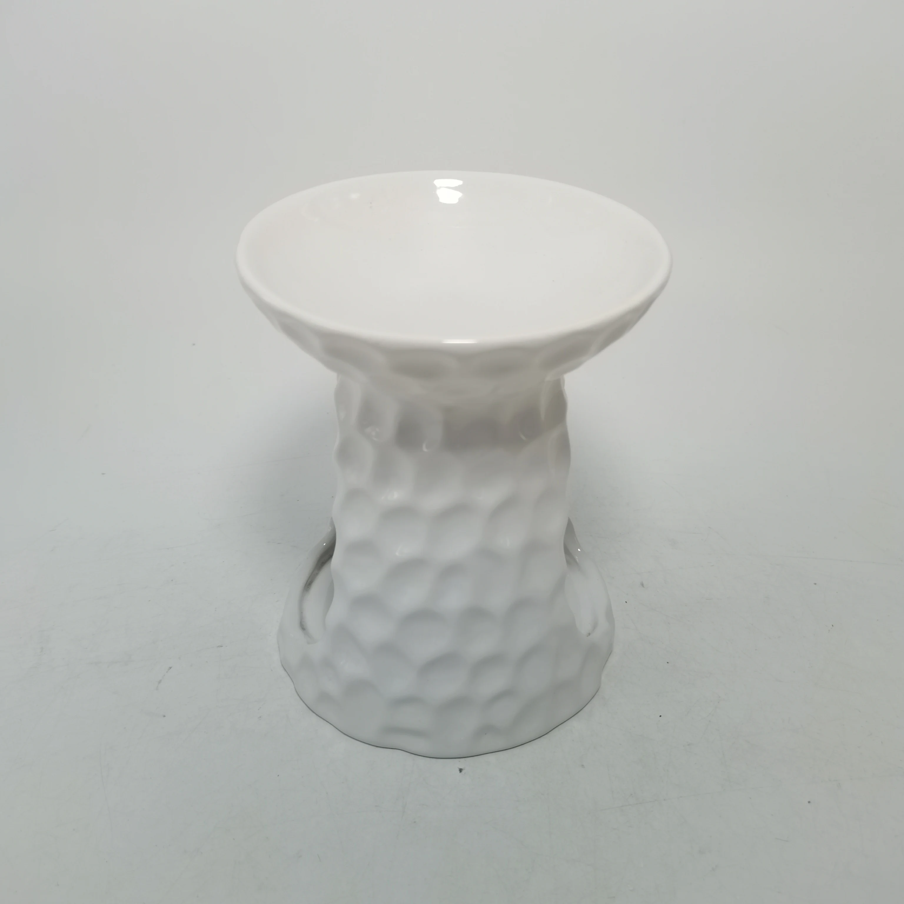 custom Ceramic Home decoration tea lamp candle holder Oil wax melt burner Aromatherapy oil diffuser stove