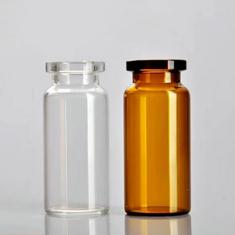 SPG clear amber tubular vial medicine injection vials for antibiotics  pharmaceutical and cosmetic vial