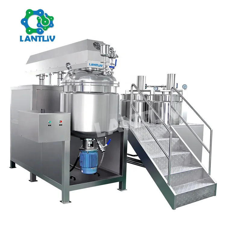 Vacuum Homogenizing Mayonnaise Pomade Meat Emulsification Mixing Emulsifying Emulsion Pump Vacuum Mixer Emulsifying Machine