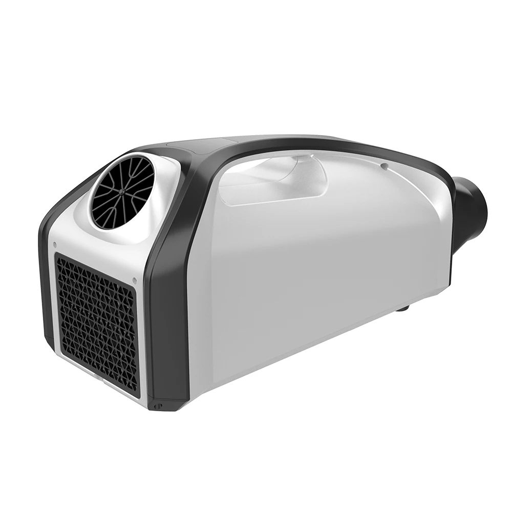 Professional Manufacturer Quiet Compressor  24V Dc Battery Powered Easy Control Panel Climatiseur Portable Car Cab Resting