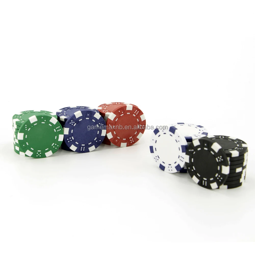 
100PCS 11.5 G Dice poker chips set with aluminium case 