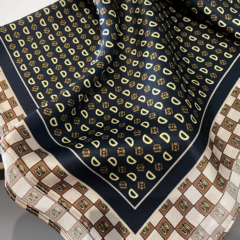 Hot Sell Silk Neck Scarf Make Scarf Bandana Silk Scarf Custom Printing