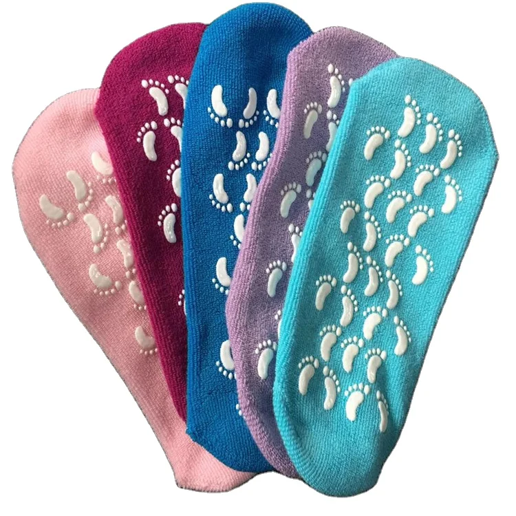 2022 New Fashion Moisturizing Socks Gel Soft Spa for Repairing and Softening Dry CraW8106