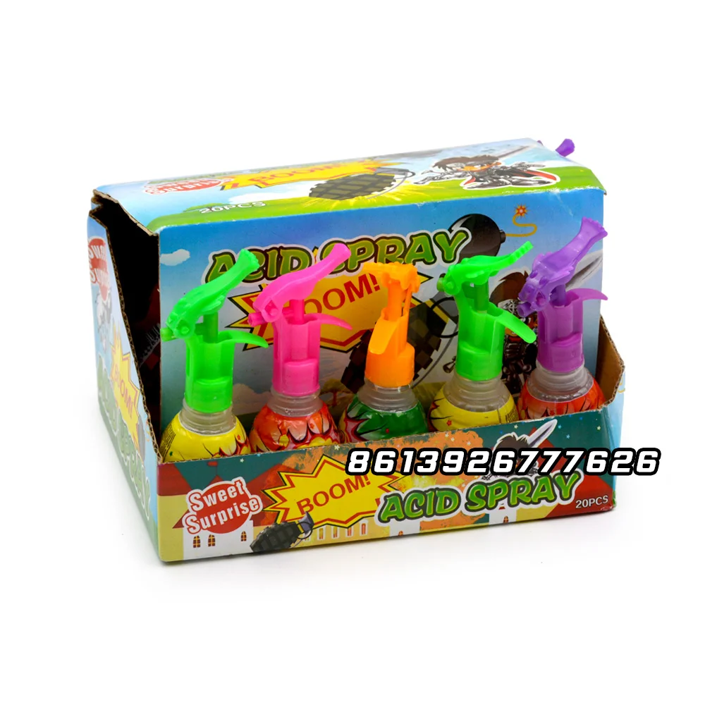 wholesale custom private label halal sweet Grenade spray candy