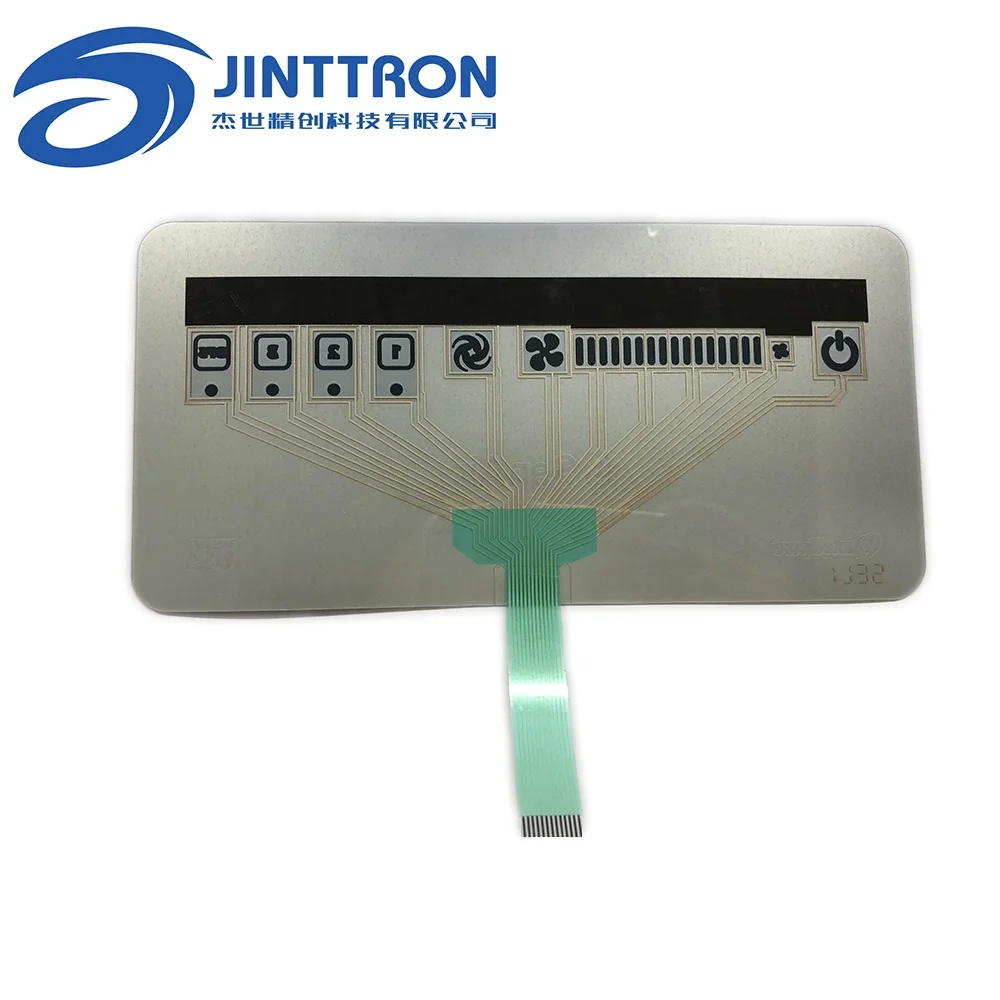 Air fresh filter controller panel used capacitive membrane touch switch, sensitive slide touch panel switch control button