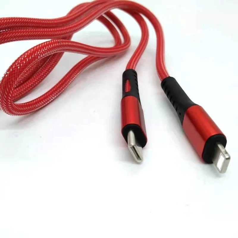 Пользовательский Высококачественный Специальный SR tech Гибкий Нейлоновый Плетеный usb c кабель для iphone