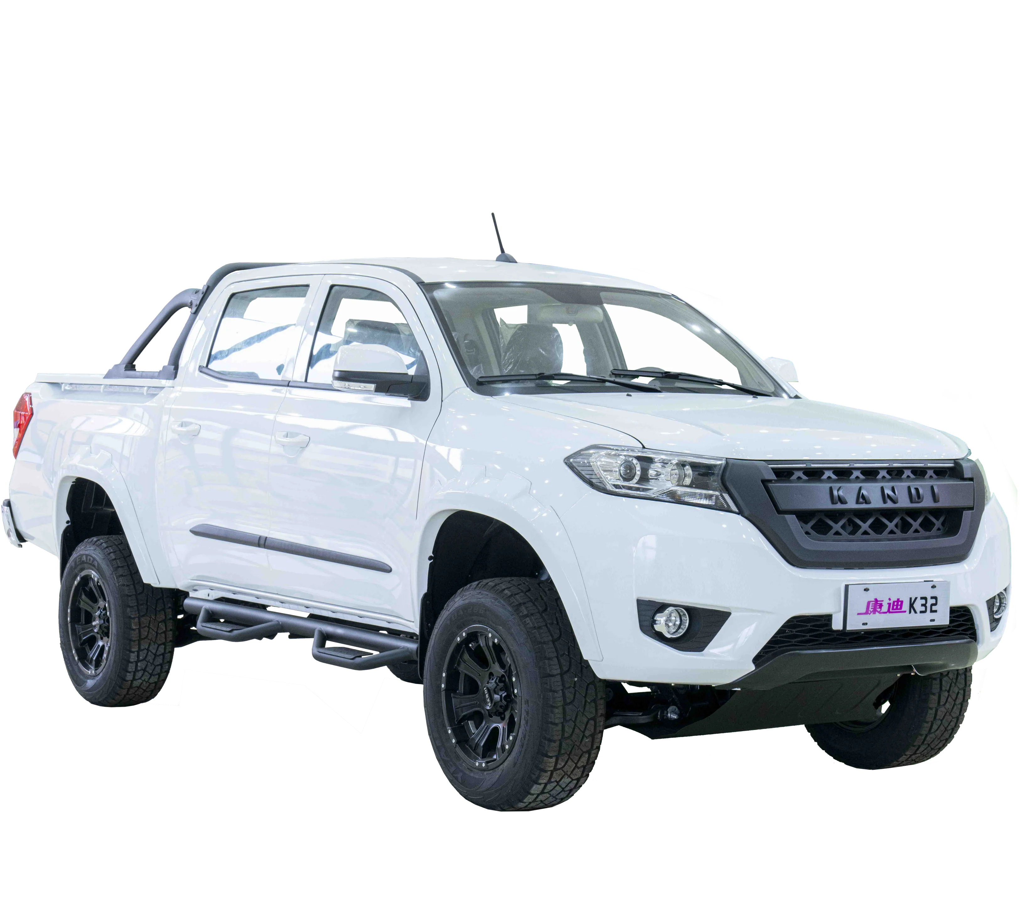 21kw off road electric pickup trucks EPS new energy truck lithium battery 4WD transport truck 5 people 4*4 car