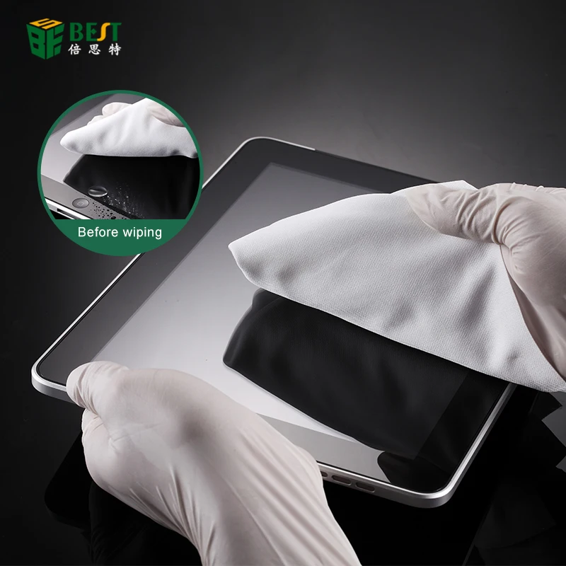 BST-9003 100pcs/Bag Cleanroom Wiper Non Dust Cloth Dust Free Paper Phone LCD Repair Tool for Class 1-10000 Clean Rooms