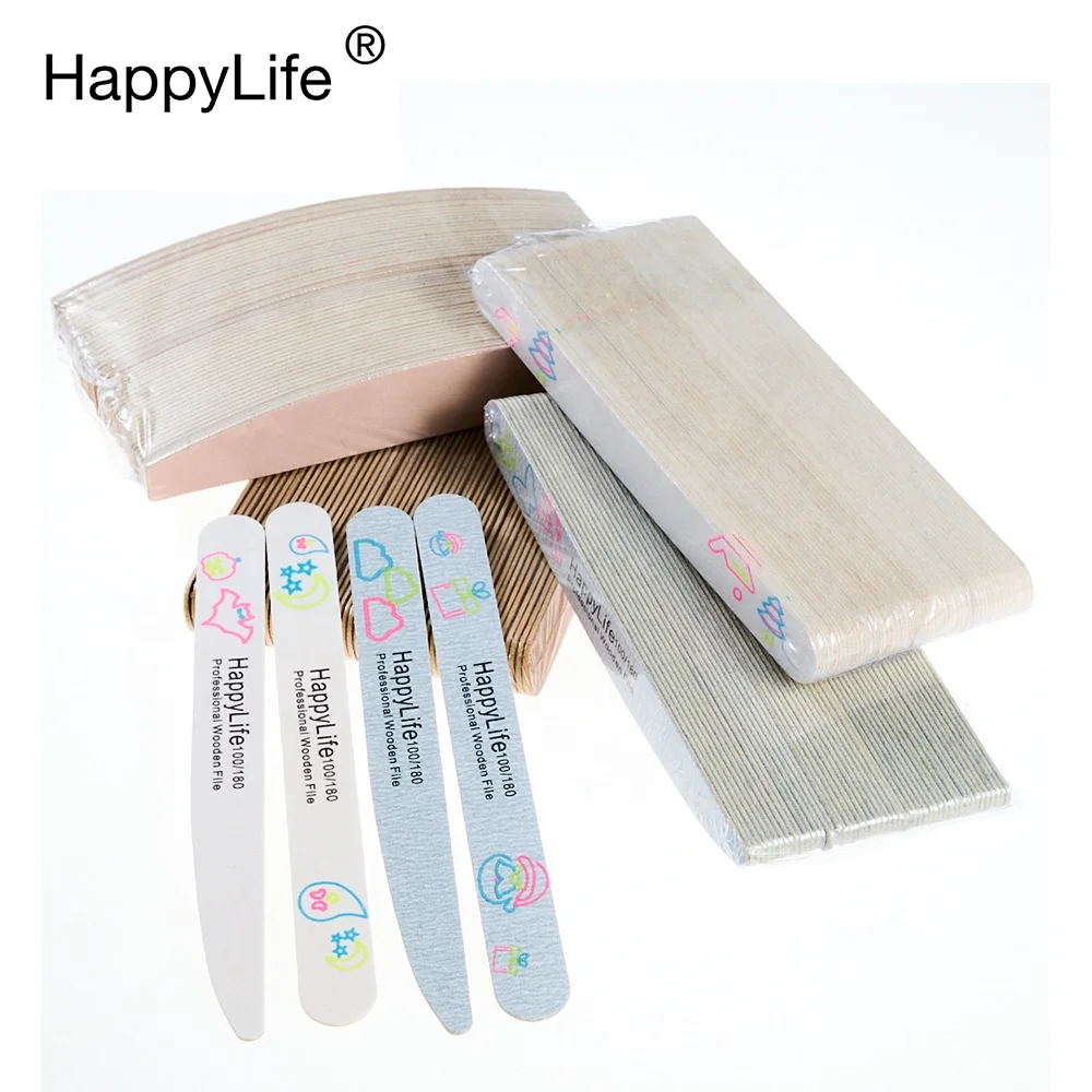 Professional Factory Disposable Zebra Beauty Salon Manicure Products Finger Luminous Nail File