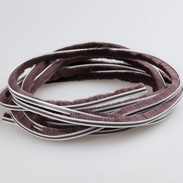 Silicone brush Seal Dust-Proof mohair weather strip