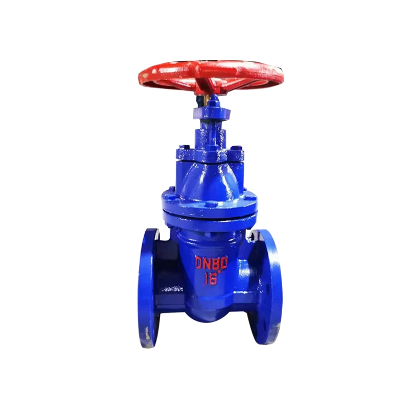 Factory price hard seal non-rising stem gate valve manual cast iron flange metal seat gate valve