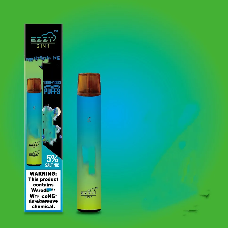 Factory authentic 950mAh 2000puffs refillable empty machine EZZY 2 in 1 switch vape pen