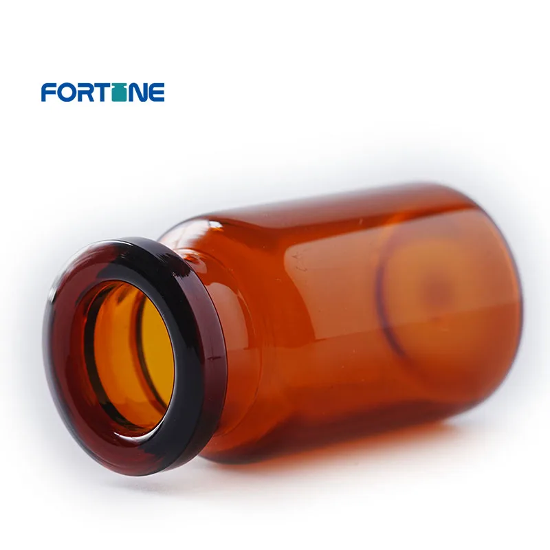 100ml USP Type II & III Amber Injection Glass Vial