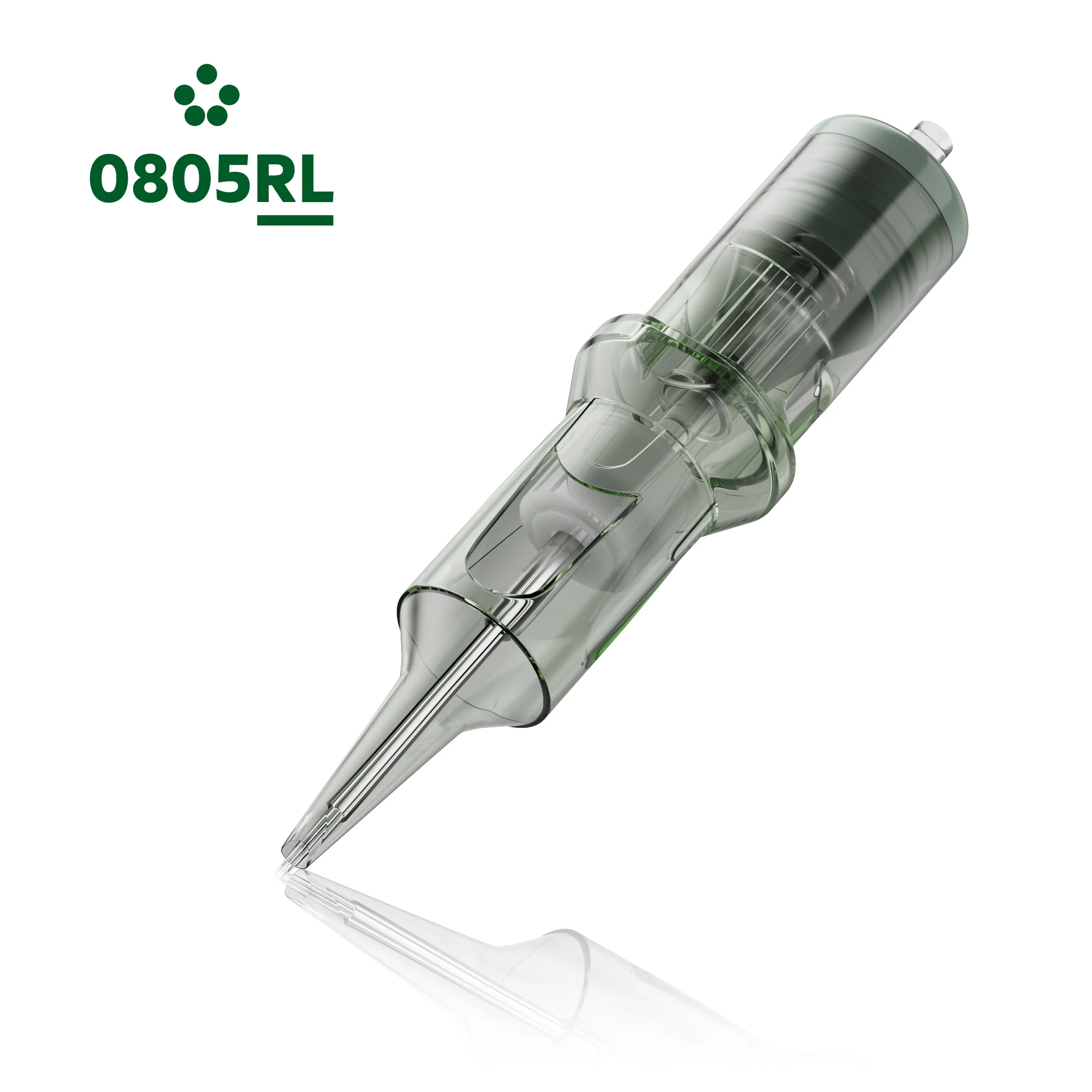 New Tuffking Green Jadeite Tattoo Needle Cartridge Factory Direct Sale OEM Disposable Needle Customize Blister Support Cartridge