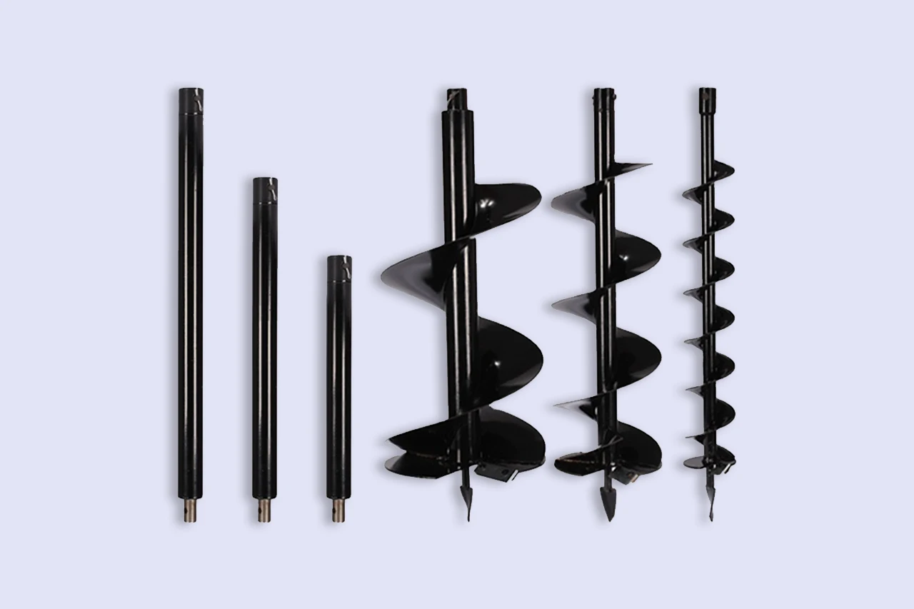 Portable CE 52cc gasoline hand 2 stroke multi size drill post earth ice soil auger