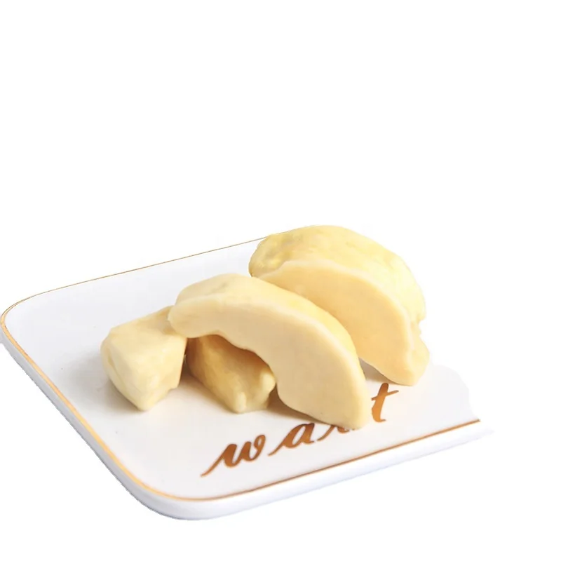 
Retail Freeze Dried Durian 100% Natural Bulk Packing Crispy slice shape 