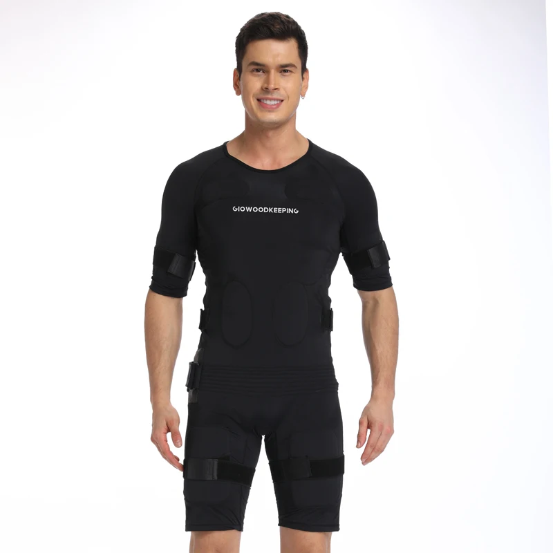 
GIO Electrical Muscle Stimulator Wireless Ems Gym Fitness Wear EMS Body Training Suit 