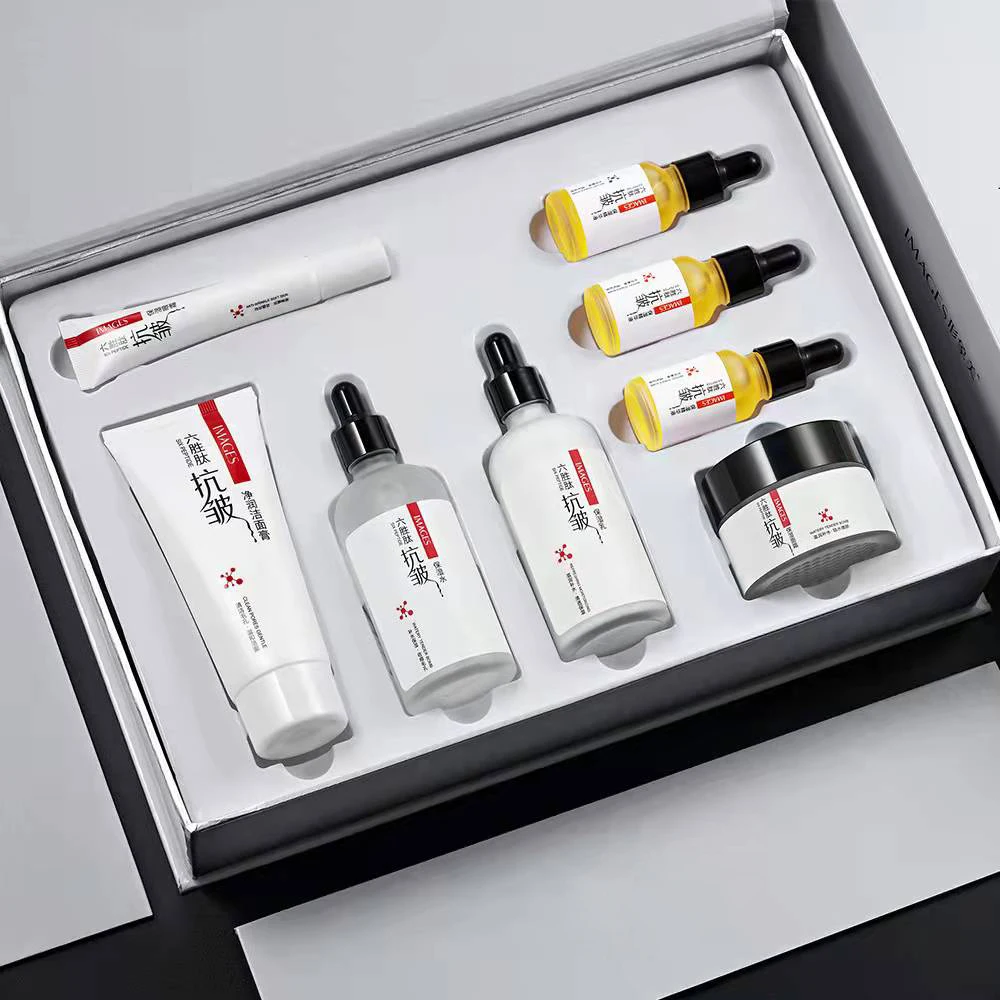 Customized Package Accepted Anti Aging Moisturizing Hydrating Face Cream BB Cream Travel Skin Care Gift Set