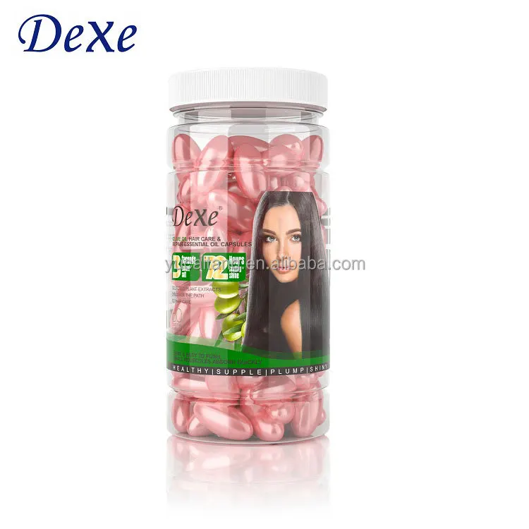 Dexe Wholesale Hot Selling Nursing Hair Care Vitamin Capsule Jojoba Oil Serum Hair Capsules For Hair Treatment