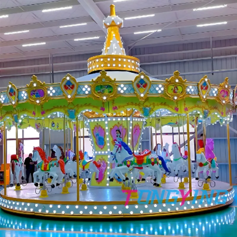 Children favorite merry go round horse for ride