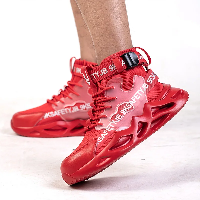 2022 New style Fashion For Men Man Anti Slip Steel Toe sport Light Weight Industrial Work  Safety Shoes