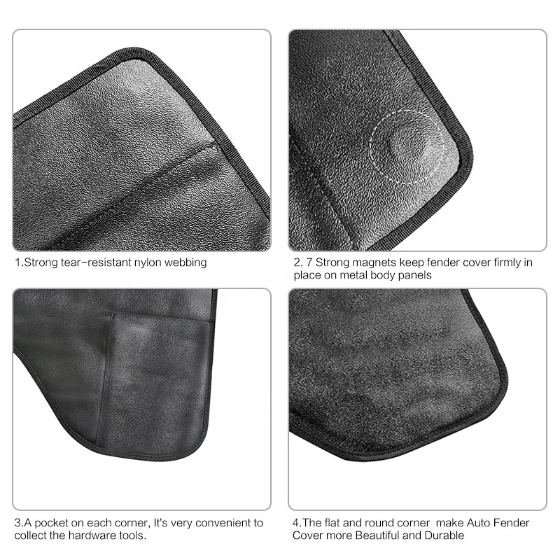 Best Quality Magnetic Custom Logo Fender Covers For Cars