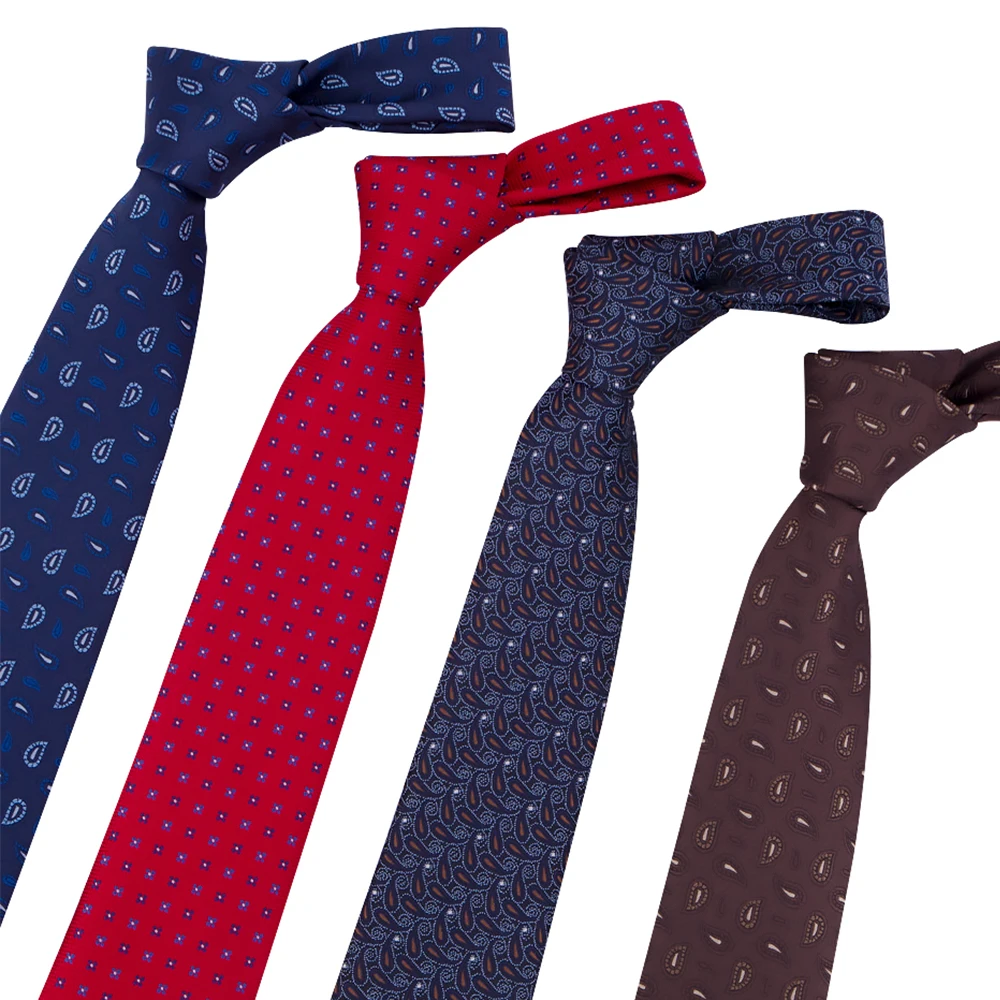 Manxiang Tailored Handmade Italian Famous Brand Jacquard Woven 100% Pure Mens Silk Ties