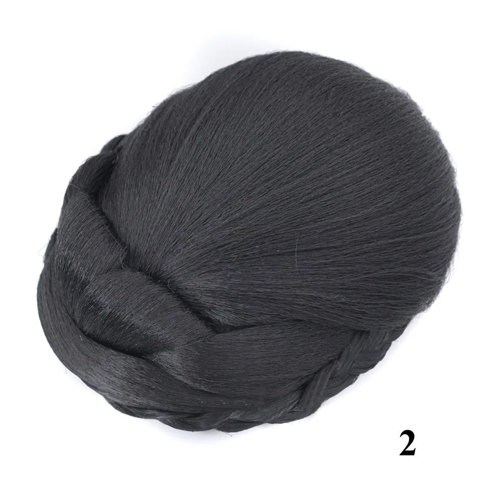 wholesale cheap high quality ladies messy synthetic hair bun floral french hair bun Manufacturer