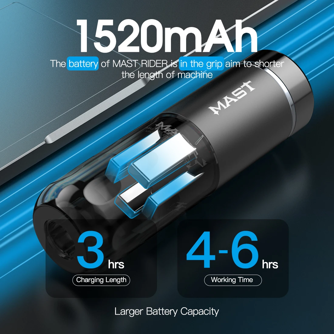 Dragonhawk Mast Maquina De Tatuar Lighter Tattoo Pen Machine Wireless