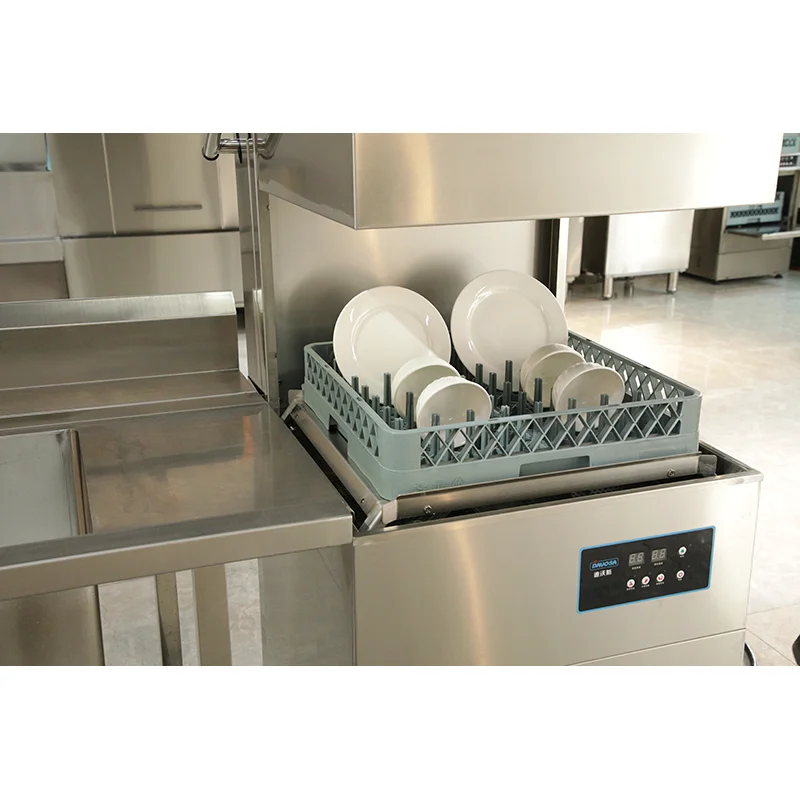 Restaurant Kitchen Equipment  Hood Type Dishwasher Commercial Dishwasher