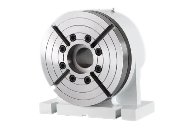 
HW-80 Mini 4-Axis NC Index Rotary Table For Vertical Machining Center 